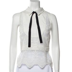 Lace Marissa Webb Peplum Top